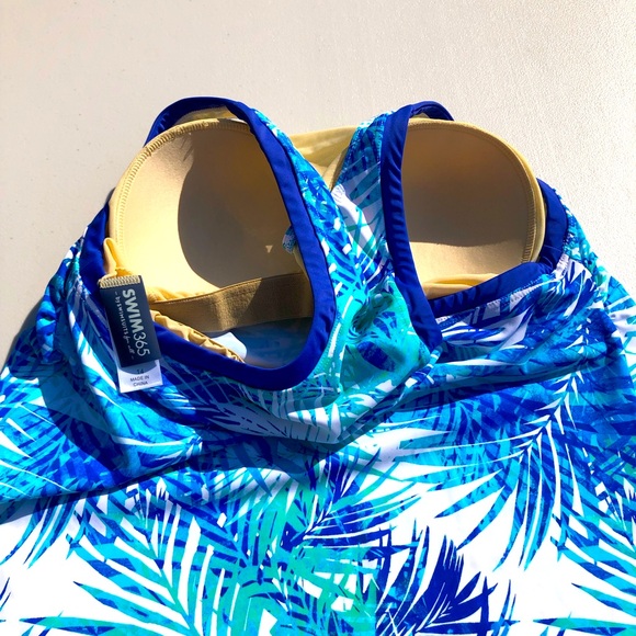 Swimsuits for All Women’s Swimsuit Bathing Suit High Neck Bikini Tankini L 14 - Picture 5 of 9